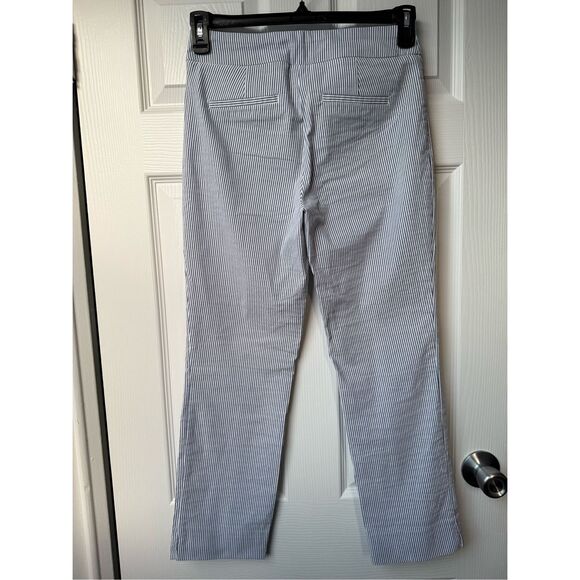 Hilary Radley Pants Small Women's Stripe Blue White Pull On Nautical - Picture 5 of 6